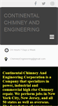 Mobile Screenshot of continentalchimney.com